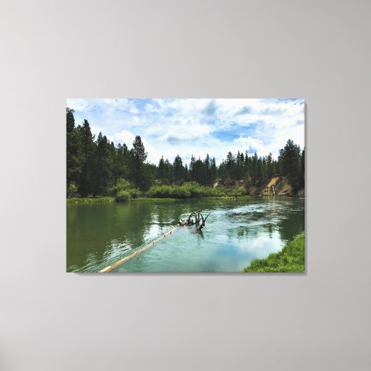 Fluss Deschutes, Oregon Leinwanddruck (Vorderseite)