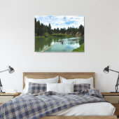 Fluss Deschutes, Oregon Leinwanddruck (Insitu (Schlafzimmer))