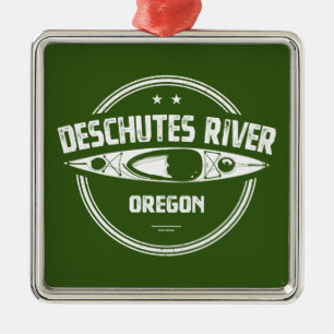 Fluss Deschutes, Oregon Ornament Aus Metall