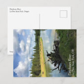 Fluss Deschutes, Oregon Postkarte (Vorne/Hinten)