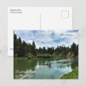 Fluss Deschutes, Postkarte Oregon (Vorne/Hinten)
