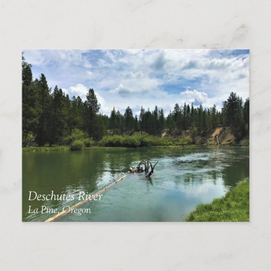 Fluss Deschutes, Postkarte Oregon (Vorderseite)