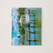 Fluss Dock Brisbane Puzzle (Vertikal)