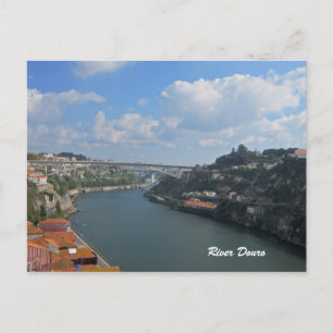 Fluss Douro, Portugal Postcard Postkarte