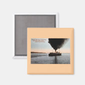 Fluss Du Loup, St. Lawrence River Magnet (Vorderseite/Rückseite)