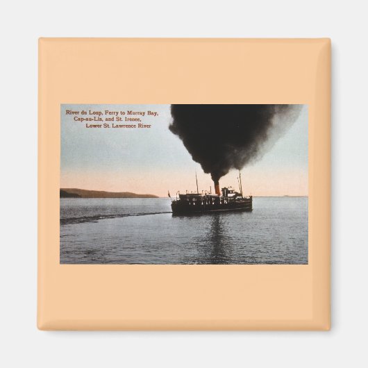 Fluss Du Loup, St. Lawrence River Magnet (Vorne)