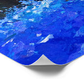 Fluss Durch Den Wald - Impressionistischer Kunstst Poster (Ecke)