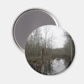 Fluss durch die Wildnis Magnet (Vorderseite/Rückseite)