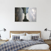 Fluss durch Ming Shi Dorf 1 Leinwanddruck (Insitu (Schlafzimmer))