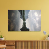 Fluss durch Ming Shi Dorf 1 Leinwanddruck (Insitu (Wohnzimmer))