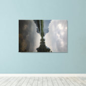 Fluss durch Ming Shi Dorf 1 Leinwanddruck (Insitu (Holzboden))