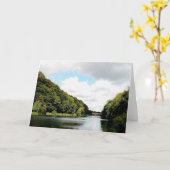Fluss Durham in der Natur Karte (Gelbe Blume)
