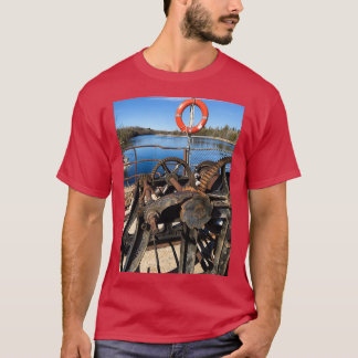 Fluss Eisenbahn T-Shirt