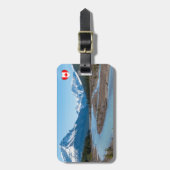 Fluss entlang Icefields Parkway Highway 93 - Kanad Gepäckanhänger (Vorderseite vertikal)