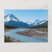 Fluss entlang Icefields Parkway Highway 93 - Kanad Postkarte (Vorderseite)