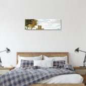 Fluss Estuary mit Schloss Leinwanddruck (Insitu (Schlafzimmer))