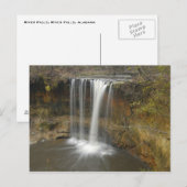 Fluss Falls Alabama Postkarte (Vorne/Hinten)