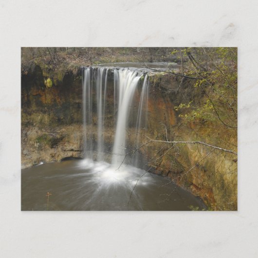 Fluss Falls Alabama Postkarte (Vorderseite)
