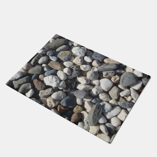 Fluss-Felsen Fußmatte (Schrägansicht)