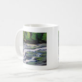 Fluss-Felsen Kaffeetasse (Vorderseite Links)