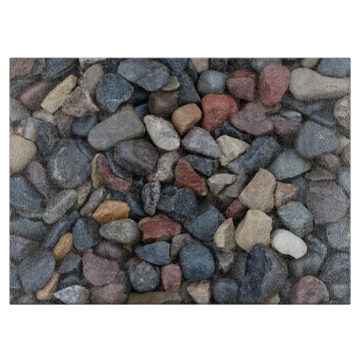 Fluss-Felsen-Schneidebrett Schneidebrett (Vorderseite)