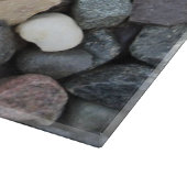 Fluss-Felsen-Schneidebrett Schneidebrett (Ecke)