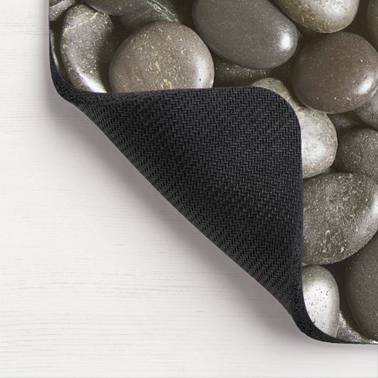 Fluss-Felsen-Schwarz-Stein-Hintergrund - besonders Mousepad (Ecke)