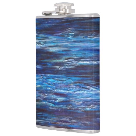 Fluss-Flasche Flachmann (Links)