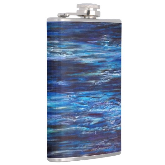 Fluss-Flasche Flachmann (Rechts)