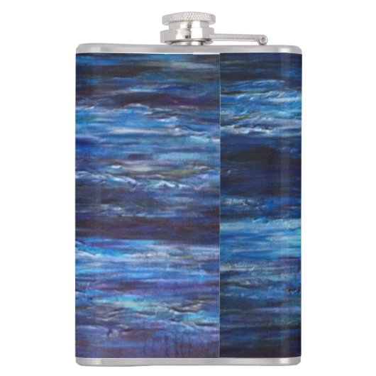 Fluss-Flasche Flachmann (Rückseite)