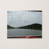 Fluss Foto-Puzzle mit Geschenkboot Puzzle (Horizontal)