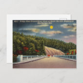 Fluss "French Broad", Hot Springs North Carolina Postkarte (Vorne/Hinten)