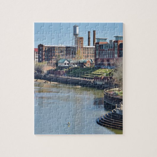 Fluss-Fronten-Puzzlespiel Columbus GA Puzzle (Vertikal)