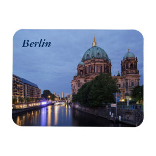 Fluss-Gelage und Kathedrale in Berlin, Deutschland Magnet