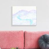 Fluss Ghost Canvas Print Leinwanddruck (Insitu (Wohnzimmer))
