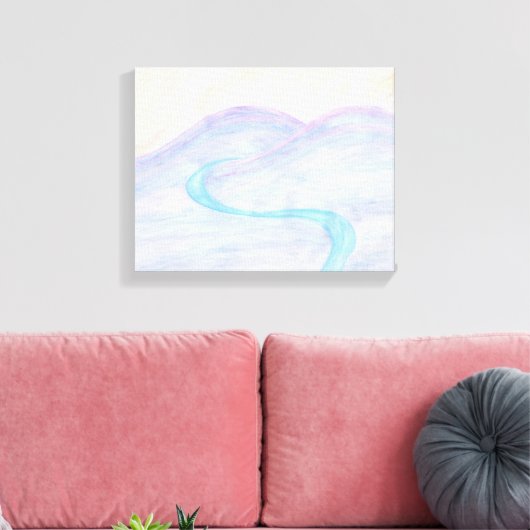 Fluss Ghost Canvas Print Leinwanddruck (Insitu (Wohnzimmer))