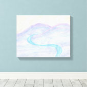 Fluss Ghost Canvas Print Leinwanddruck (Insitu (Holzboden))