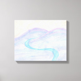 Fluss Ghost Canvas Print Leinwanddruck