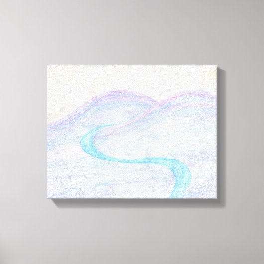 Fluss Ghost Canvas Print Leinwanddruck (Vorderseite)