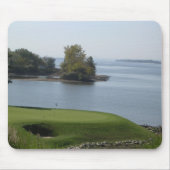 Fluss grünes Mousepad (Vorne)