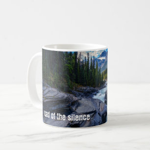 Fluss - Grünwald - Felsen - Zitat Mix Kaffeetasse