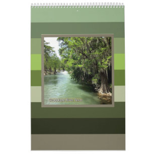 Fluss Guadalupe in Gruene, Texas Kalender