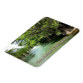 Fluss Guadalupe in Gruene, Texas Magnet (Linke Seite)