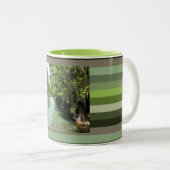 Fluss Guadalupe in Gruene, Texas Zweifarbige Tasse (VorderseiteRechts)