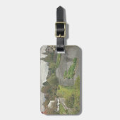 Fluss Hafren in Newtown, Powys Gepäckanhänger (Vorderseite vertikal)