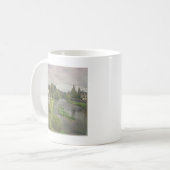 Fluss Hafren in Newtown, Powys Kaffeetasse (Vorderseite Links)