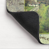 Fluss Hafren in Newtown, Powys, Wales Mousepad (Ecke)