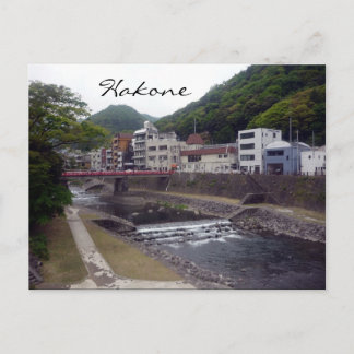 Fluss Hakone Postkarte
