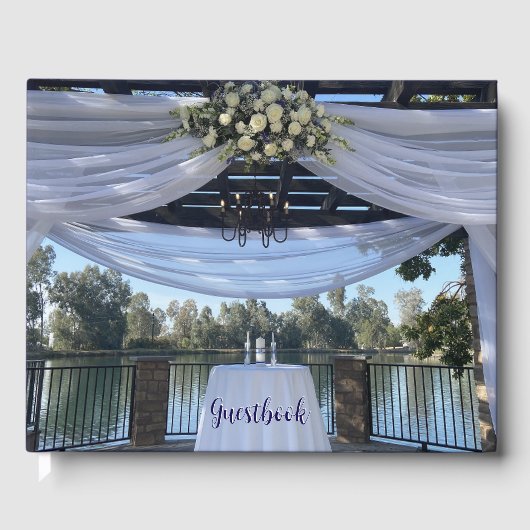 Fluss Hochzeit  Gästebuch (Vorderseite)