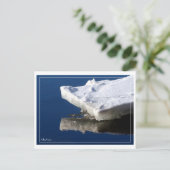 Fluss Ice Postkarte (Stehend Vorderseite)